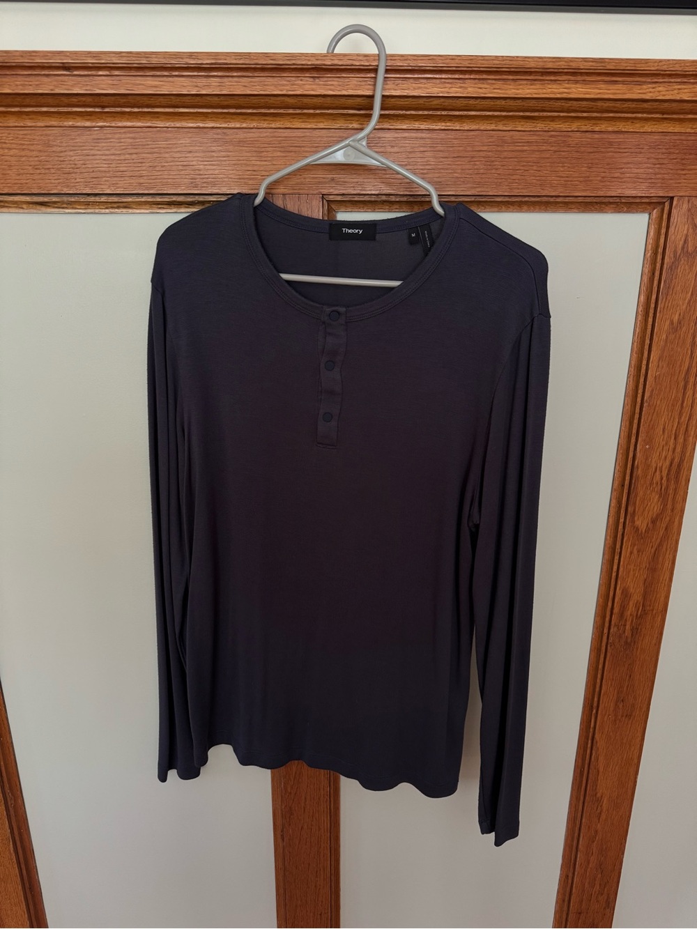 Theory Men's Long Sleeve Henley